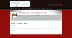 Desktop Screenshot of beit-chalom.org